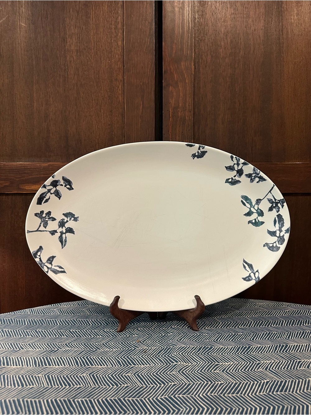 Bee & Willow platter • serving dish • pottery • 
Ceramic